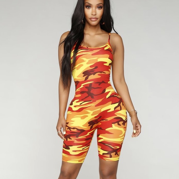 orange camo jumpsuit
